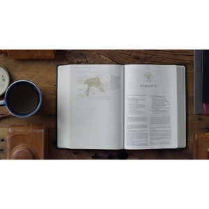 ESV Men's Study Bible (TruTone, Charcoal, Shield Design) - Case of 10