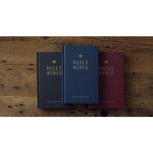 ESV Church Bible, Large Print (Hardcover, Blue) - Case of 24