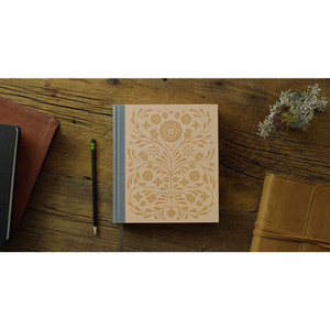 ESV Journaling Study Bible (Cloth over Board, Blush/Ochre, Floral Design) - Case of 8