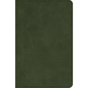 KJV Thinline Bible, Holman Handcrafted Collection, Premium Marbled Olive Calfskin, Zipper Edition