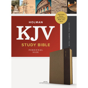 KJV Study Bible, Personal Size Edition, Brown LeatherTouch - Case of 12
