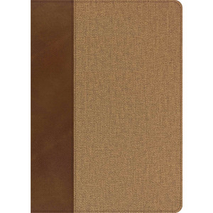CSB Study Bible, Personal Size, Digital Study Edition, Brown/Khaki LeatherTouch - Case of 10
