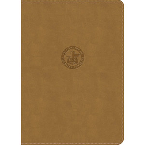 CSB FCA Study Bible, Easy-to-Read Optimal Type, Camel LeatherTouch - Case of 10