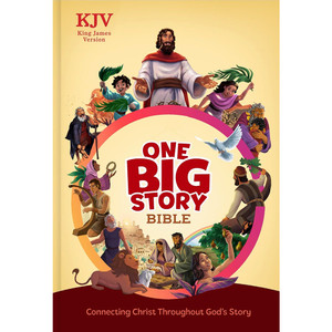 KJV One Big Story Bible, Revised & Updated, Easy-to-Read Optimal Type, Hardcover - Case of 18