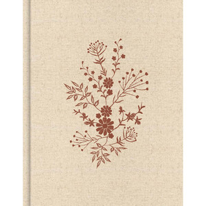 KJV Notetaking Bible, Expanded Reference Edition, Cream Floral Cloth Over Board - Case of 8