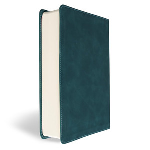 NASB Notetaking Bible, Large Print Edition, Teal Floral LeatherTouch - Case of 8