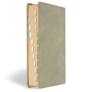 CSB Large Print Personal Size Reference Bible, Digital Study Edition, Easy-to-Read Optimal Type, Sage Suedesoft LeatherTouch, Indexed - Case of 12