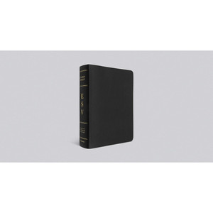 ESV Study Bible, Large Print, Thumb Indexed (Genuine Leather, Black)