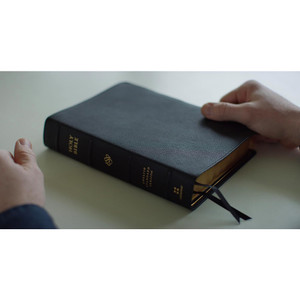 ESV Preaching Bible, Verse-by-Verse Edition (Goatskin, Black)