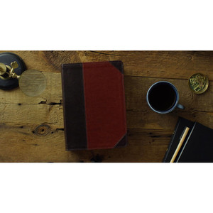 ESV Super Giant Print Bible (TruTone, Brown/Cordovan, Portfolio Design) - Case of 6