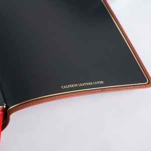 CSB Single-Column Wide-Margin Bible, Holman Handcrafted Collection, Marbled Tan Premium Calfskin