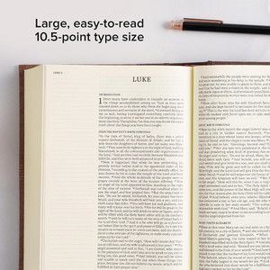 NASB Notetaking Bible, Large Print Edition, Brown Cloth Over Board - Case of 8