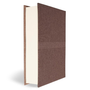 NASB Notetaking Bible, Large Print Edition, Brown Cloth Over Board - Case of 8