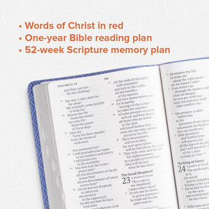 CSB Giant Print Reference Bible, Easy-to-Read Optimal Type, Digital Study Edition, Lavender LeatherTouch, Indexed - Case of 12