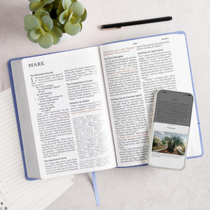 CSB Giant Print Reference Bible, Easy-to-Read Optimal Type, Digital Study Edition, Lavender LeatherTouch - Case of 12
