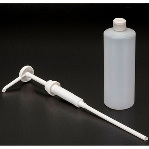 Liquid Candle Fuel Pump with Quart Bottle and Spout - Emkay Liquid Candle Fuel Pump with Quart Bottle and Spout - Emkay