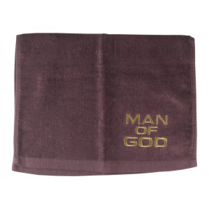 Pastor Towel - Man of God (Burgundy w/ Gold) Pastor Towel - Man of God (Burgundy w/ Gold)