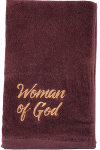 Pastor Towel - Woman of God (Burgundy w/ Gold) Pastor Towel - Woman of God (Burgundy w/ Gold)