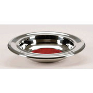 RemembranceWare Silver Offering Plate with Red Felt RemembranceWare Silver Offering Plate with Red Felt