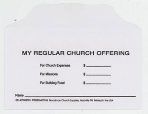 Three-Fund Weekly No. 3 Size Offering Envelopes - 4.25 inch x 2.5 inch (Pack of 100) Three-Fund Weekly No. 3 Size Offering Envelopes - 4.25 inch x 2.5 inch (Pack of 100)