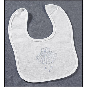 Embrd Shell Bpstml Bib-(Case of 12) Embrd Shell Bpstml Bib-(Case of 12)