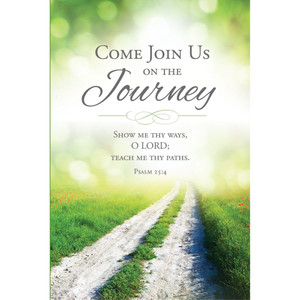 Welcome Folder - Come Join Us on the jouney - 6" x  9" Welcome Folder - Come Join Us on the jouney - 6" x  9"