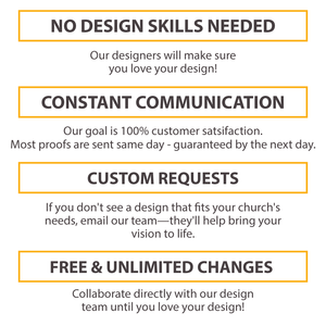 Custom Offering Envelope - Full Color - Your Custom Design - Upload Your Design (Box of 500)