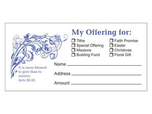 Offering Envelope - My Offering (100) Offering Envelope - My Offering (100)