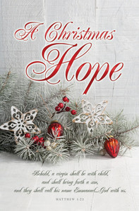 Church Bulletin 11" - Christmas-Advent - Christmas Hope (Pack of 100) Church Bulletin 11" - Christmas-Advent - Christmas Hope (Pack of 100)