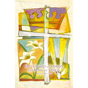 Church Bulletin 11" - Easter - Lord of Lords (Pack of 100)