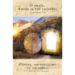 Church Bulletin 11" (Spanish/Bilingual) - Easter - O Grave (Pack of 100) Church Bulletin 11" (Spanish/Bilingual) - Easter - O Grave (Pack of 100)