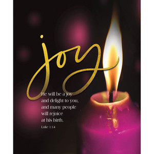 Church Bulletin 14" - Advent - Candle Joy (Pack of 50)