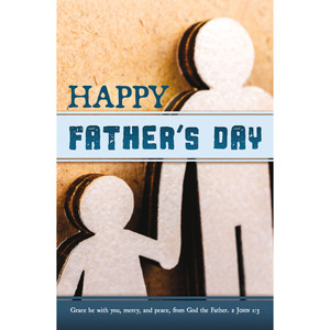 11" Bulletin - Father's Day - Happy Father's Day Grace Be With You - Pack of 100 11" Bulletin - Father's Day - Happy Father's Day Grace Be With You - Pack of 100