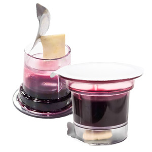 TrueVine Cup - Prefilled Communion Cups - Gluten Free Bread & Juice Sets (Box of 1,500)