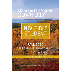 NIV Bible Student - Large Print - Standard Lesson Quarterly - Fall 2026