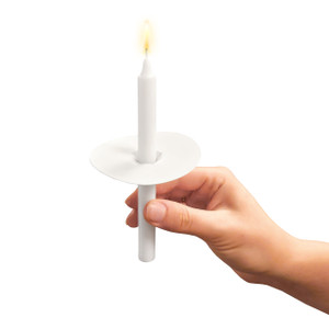 Candlelight Service Set of 1000 Vigil Candles 5.75" x 1/2" and Paper Drip Protectors