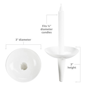 Candlelight Service Set of 250 Vigil Candles 6.5" x 1/2" and Plastic Candle Holders Candlelight Service Set of 250 Vigil Candles 6.5" x 1/2" and Plastic Candle Holders
