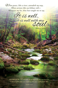 Church Bulletin 11" - Inspirational - Praise - It Is Well (Pack of 100) Church Bulletin 11" - Inspirational - Praise - It Is Well (Pack of 100)