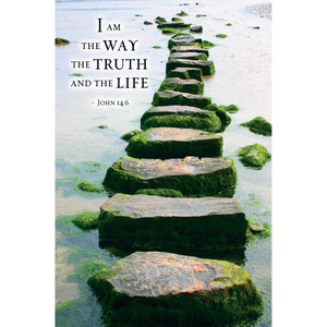 Church Bulletin 11" - Inspirational - Praise - John 14:6 - Pack of 100 Church Bulletin 11" - Inspirational - Praise - John 14:6 - Pack of 100