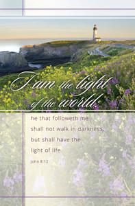 Church Bulletin 11" - Inspirational - Praise - I Am the Light of the World (Pack of 100) Church Bulletin 11" - Inspirational - Praise - I Am the Light of the World (Pack of 100)