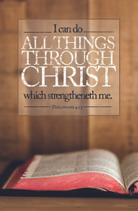 Church Bulletin 11" - Inspirational - Praise - I Can Do All Things (Pack of 100) Church Bulletin 11" - Inspirational - Praise - I Can Do All Things (Pack of 100)