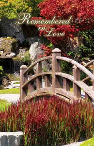 Church Bulletin 11" - Funeral - Memorial - Remembered in Love (Pack of 100) Church Bulletin 11" - Funeral - Memorial - Remembered in Love (Pack of 100)