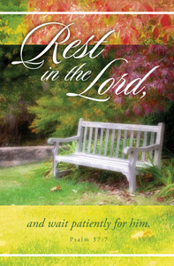 Church Bulletin 11" - Funeral - Rest in the Lord (Pack of 100) Church Bulletin 11" - Funeral - Rest in the Lord (Pack of 100)