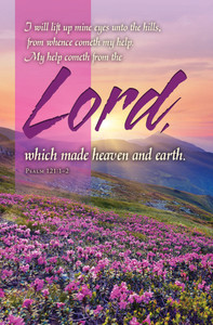 Church Bulletin 11" - Inspirational - Praise - Psalm 121:1-2 (Pack of 100) Church Bulletin 11" - Inspirational - Praise - Psalm 121:1-2 (Pack of 100)