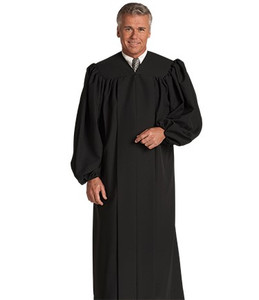 Premium Baptismal Robe - Black Viva Premium Baptismal Robe - Black Viva
