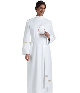 Women's Cassock H212F - White Linette Women's Cassock H212F - White Linette