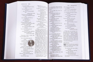 NIV Pew Bible, Large Print (Hardcover, Navy) - Bulk Case of 12