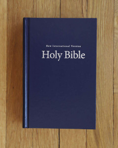 NIV Pew Bible, Large Print (Hardcover, Navy) - Bulk Case of 12