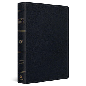 ESV Large Print Personal Size Bible (Genuine Leather, Black) - Bulk Case of 10