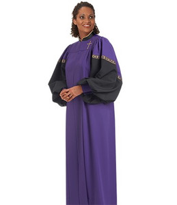 Choir Robe Galaxy - Purple & Black Viva Choir Robe Galaxy - Purple & Black Viva